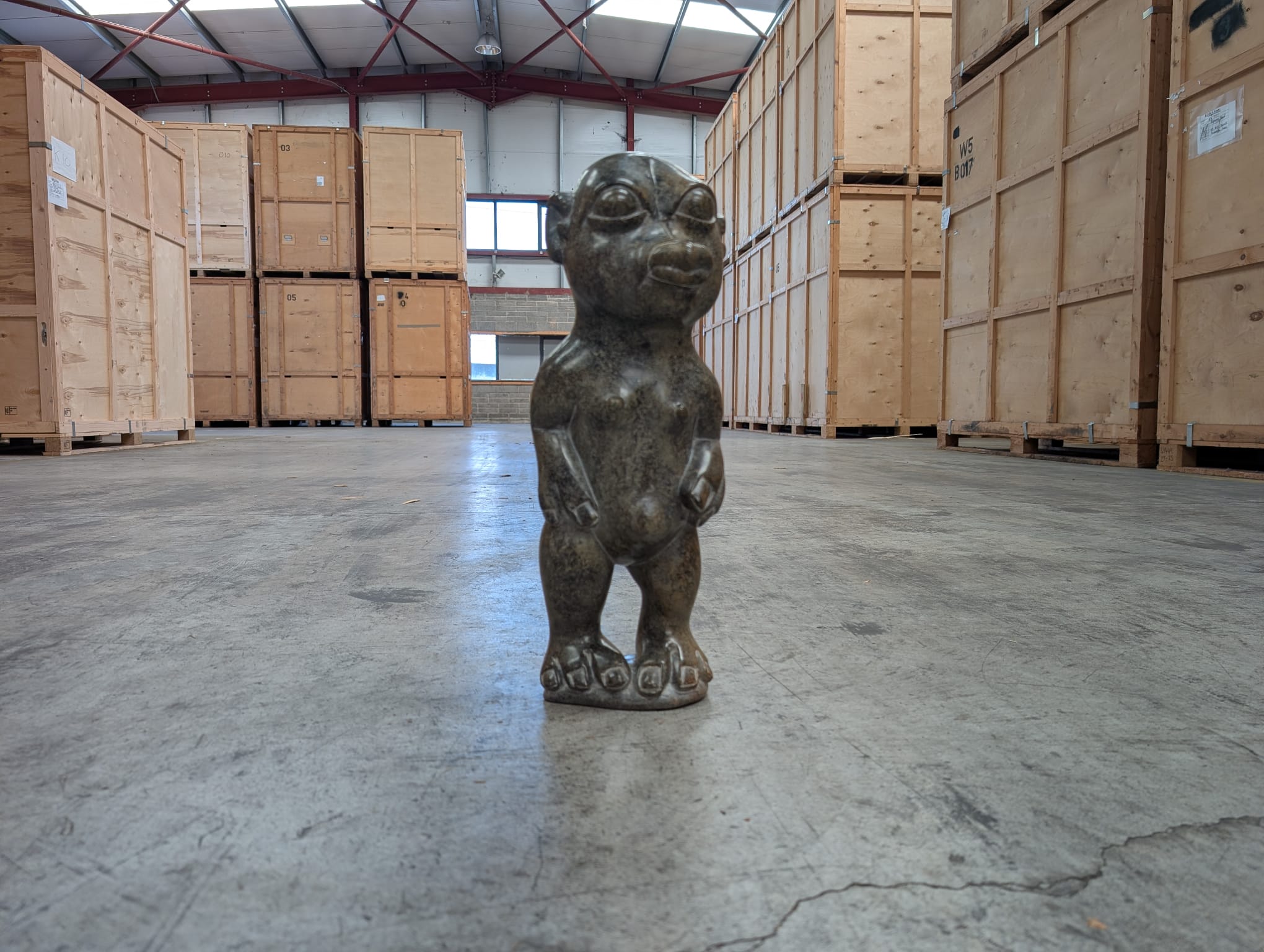 Ant Eater, a stone sculpture by Bernard Matemera