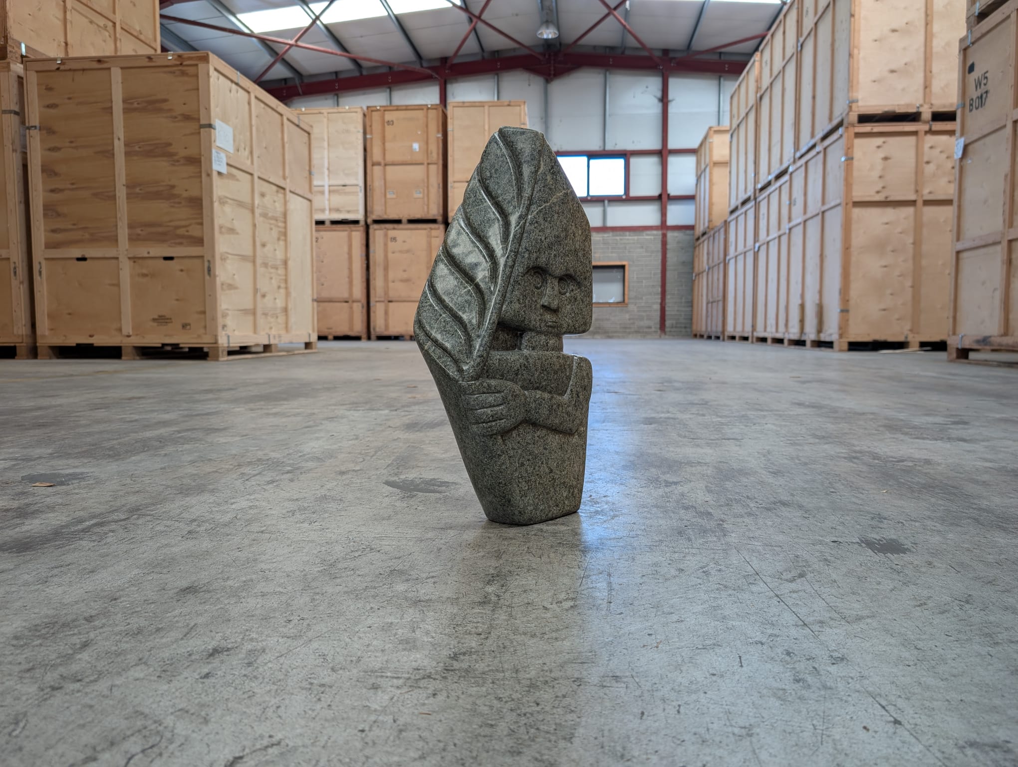 Palm Head by Edward Chiwawa, view 2
