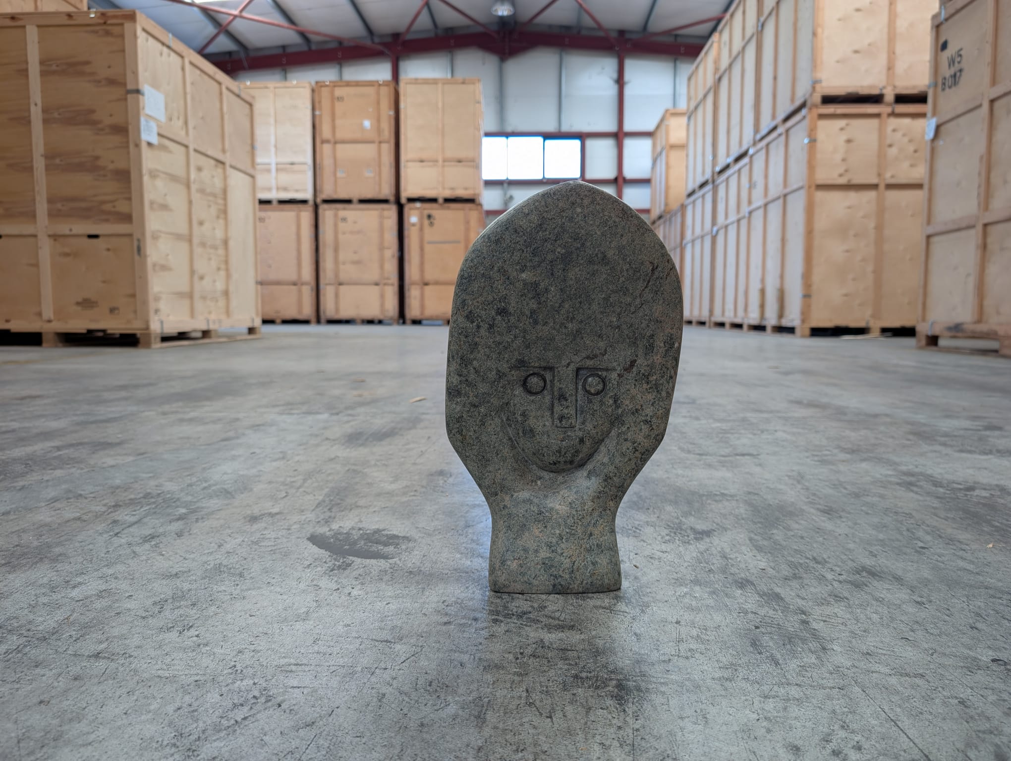 Head (40.23.7), a stone sculpture by Henry Munyaradzi