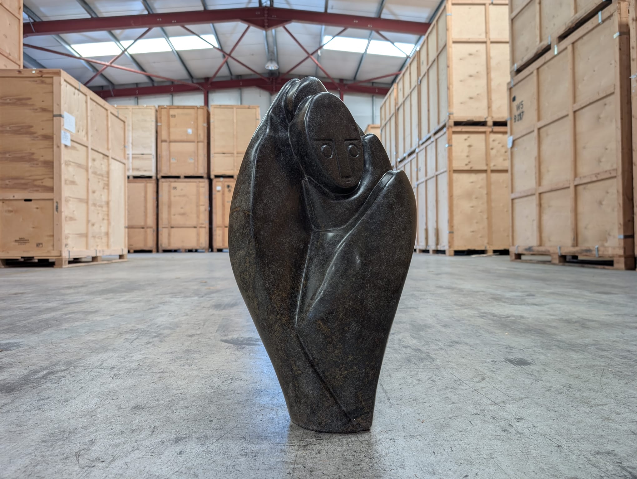 Mother, a stone sculpture by Henry Munyaradzi