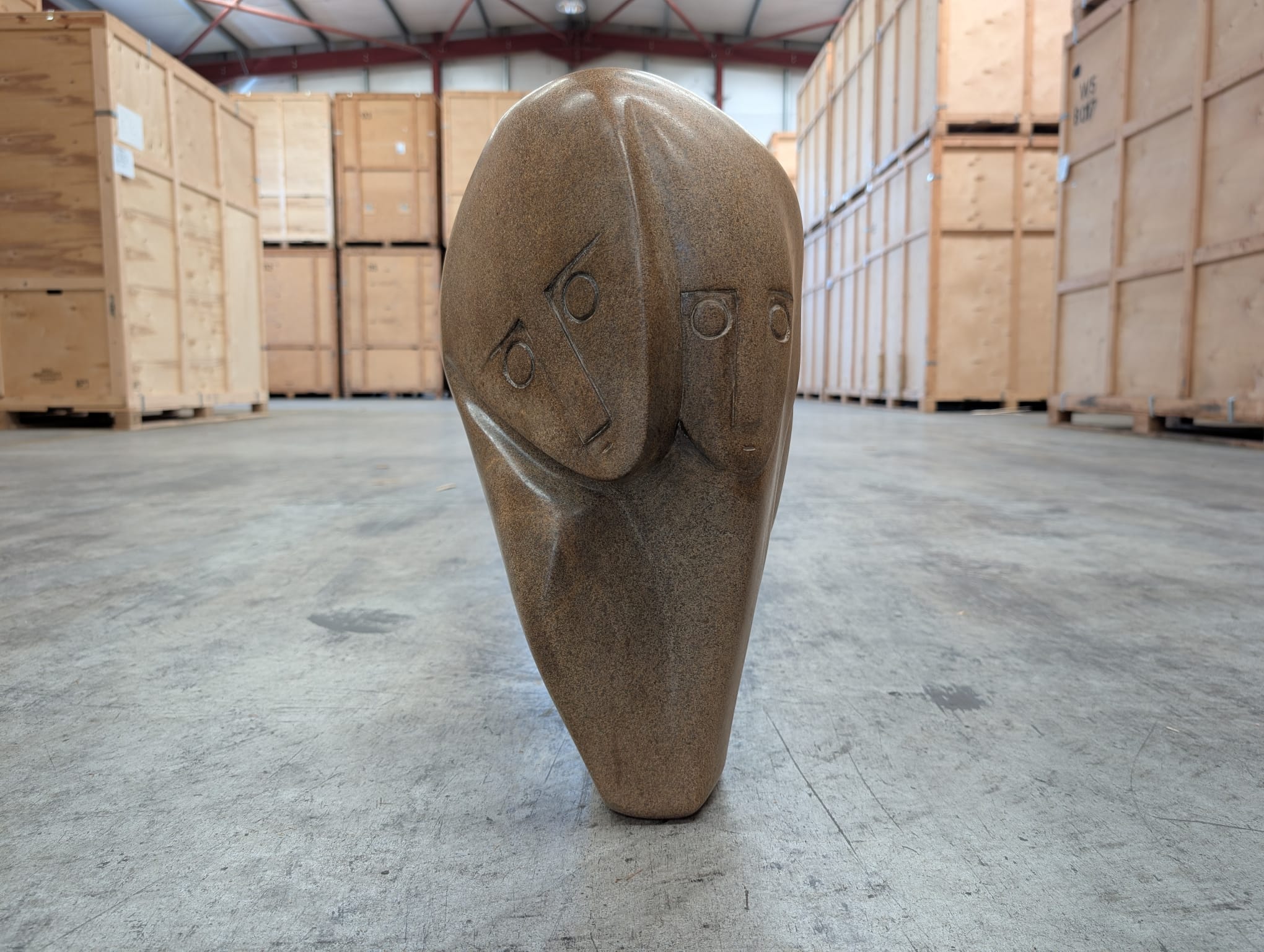3 Faces by Henry Munyaradzi, view 2